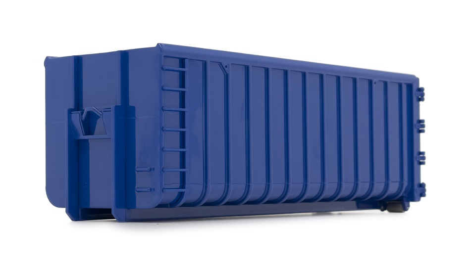 Haakarm Container 40m3 Blauw - 1:32